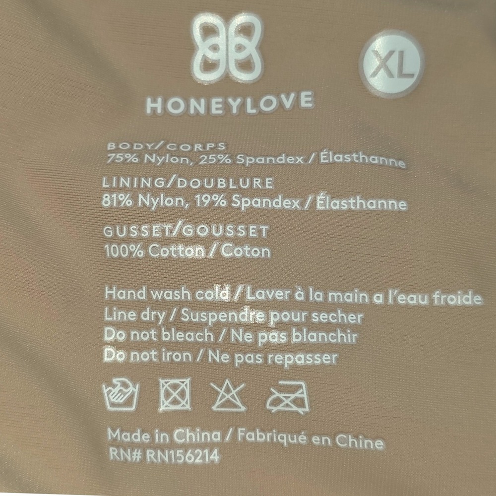 Honeylove Women's SuperPower Short Sand Size XL Slimming Tummy Control EUC - Picture 9 of 9